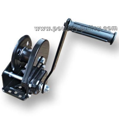 1200lbs Auto Brake Hand Winch, High Strength Hardened Gears