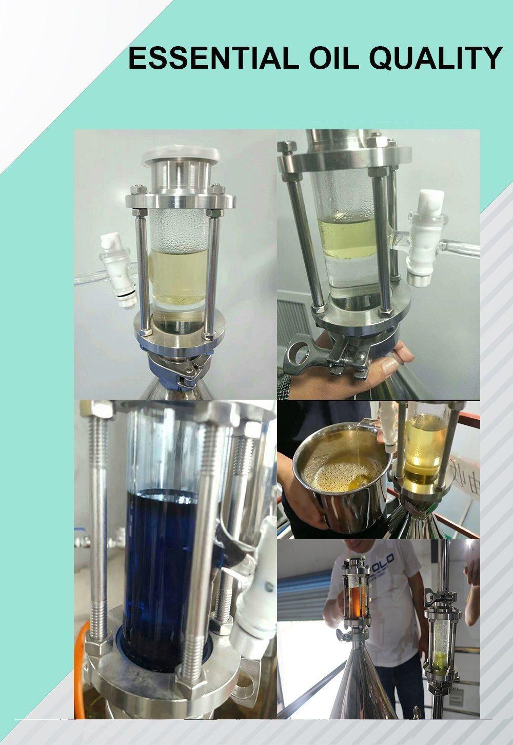 Stainless Steel Essential Oil Distillation, Pure Dew Extraction Equipment