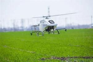 Quanfeng 3wqf170-18 Drone Sprays on Wheat/ Using Agricultural Drones to Save on Spraying Pesticide Costs and Loss