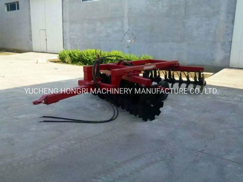 Hongri Agricultural Machinery Tractor Hydraulic Trailed Heavy Disc Harrow