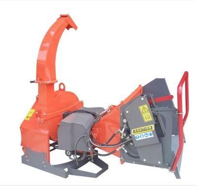 China Good Performance Hydraulic Feeding Wood Chipper Machine for Farm Tractor