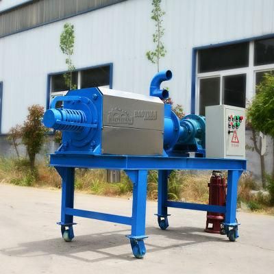 Security and Reliable Liquid Screw Press Dehydrator Cow Dung Slurri Separator