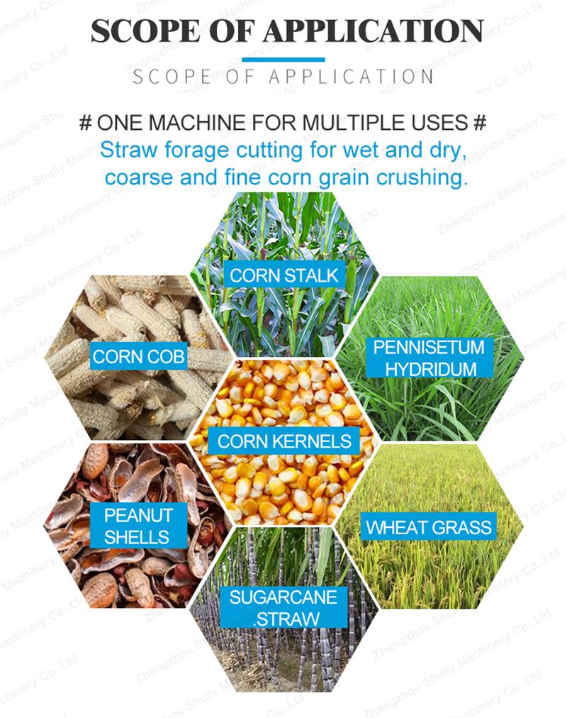 Agricultural Machinery Animal Grass Cutting Machine Chaff Cutter Machine