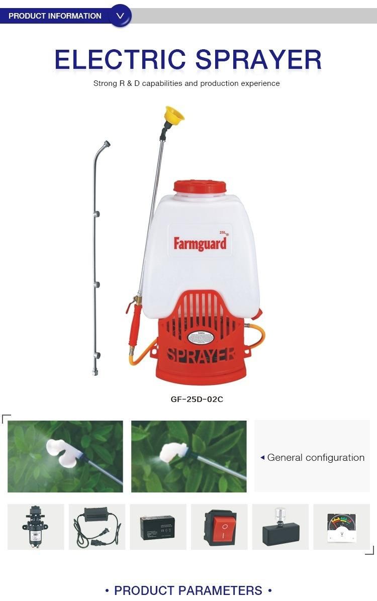 Taizhou Factory Agriculture Disinfectant Electrostatic Sprayer Fumigadoras 25 Liters Easy Operation
