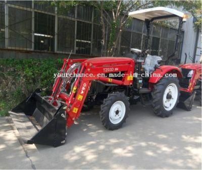 Peru Hot Sale Tz03D 20-40HP Four Wheel Tractor Mounted Front End Loader Made in China