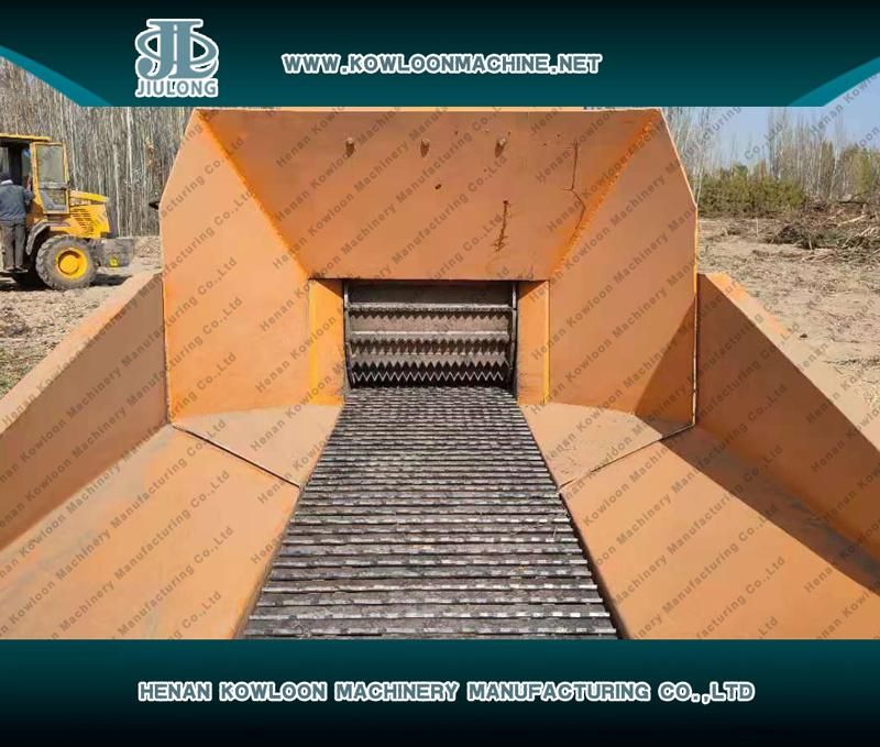 Commercial Mobile Diesel Engine Wood Crusher Wood Log Chipper for Sale