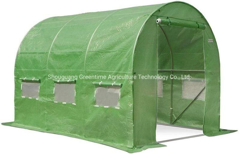 High Quality Assurance Greenhouse Microgreens Movable Multi-Level Vertical Grow Rack Motorized with Ebb and Flow Table 4X8FT