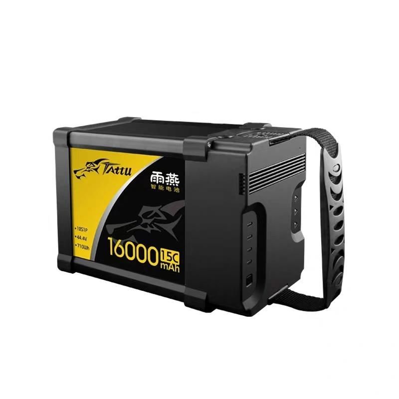 Tattu 16000mAh 44.4V 12s Lipo Battery Burst 25c for Big Load Multirotor Fpv Drone Hexacopter Octocopter