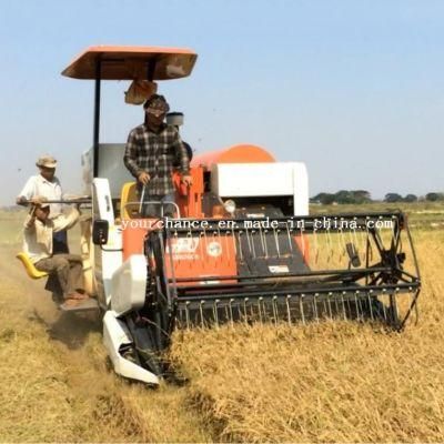 Africa Hot Selling 4lz-4.0 Rice Wheat Combine Harvester