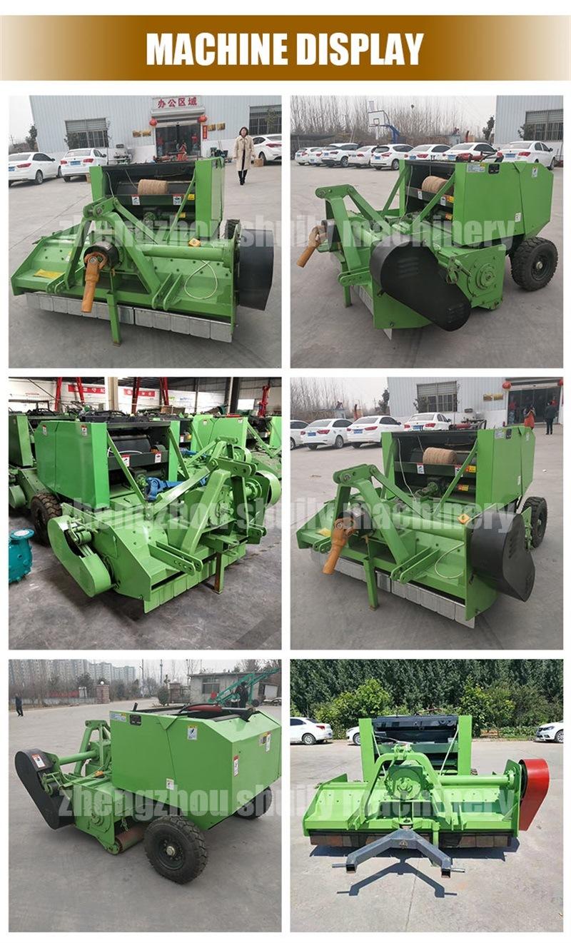 Fully Automatic Round Hay Crusher and Baler for Walking Tractor Mini