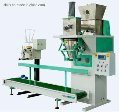 Automatic Powder Granuel Pellet Feed Sack Packing Bagging Machine for Feed Plant Packing