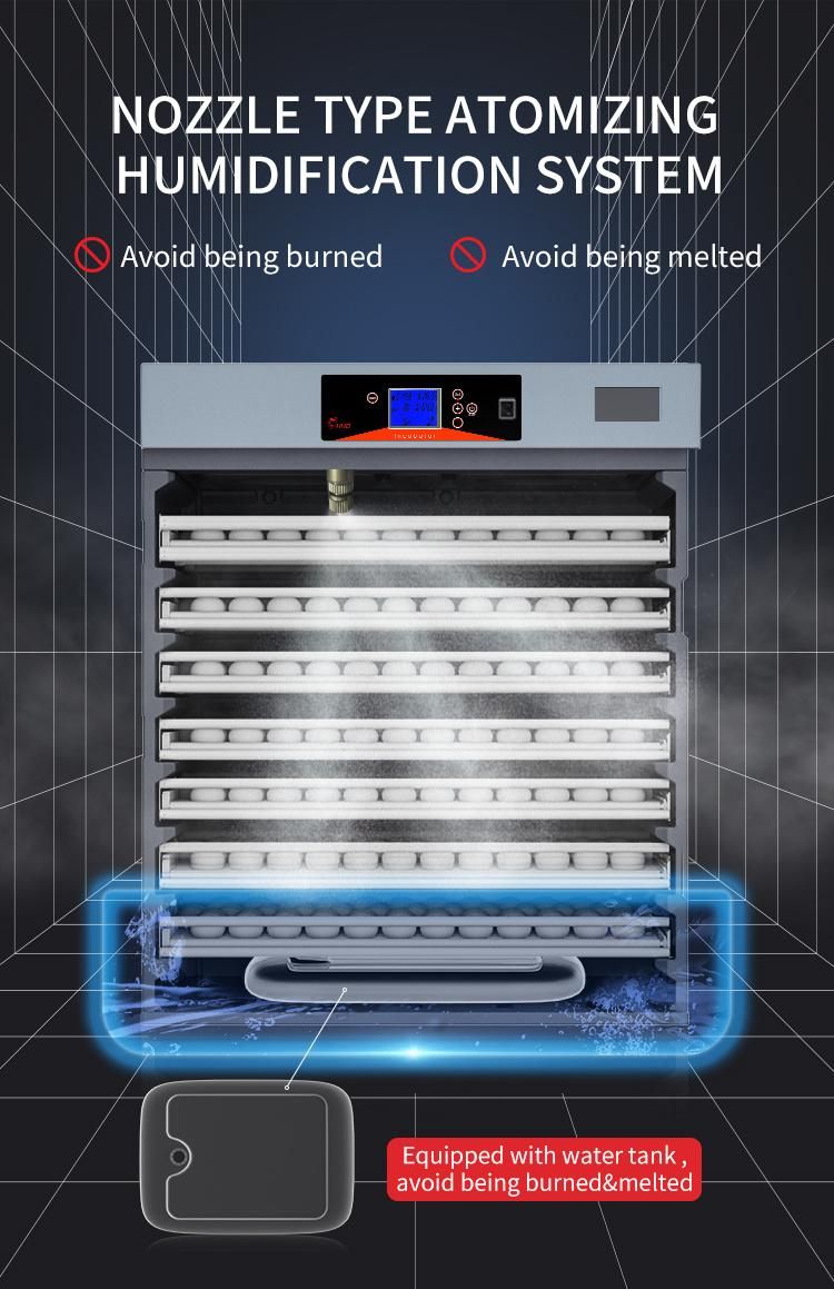 Wholesale Price Automatic 1000 Egg Incubator for Hatching Poultry