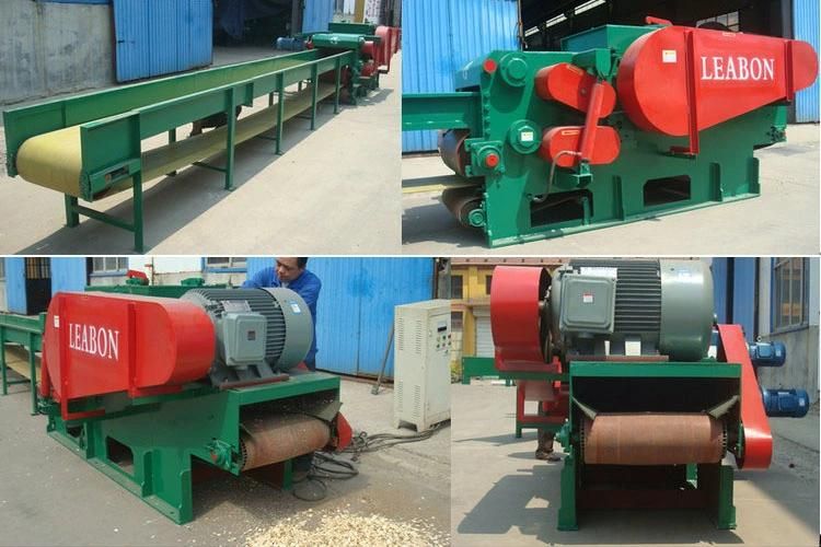 Bx-318 10t/H Industrial Homemade Mobile Drum Wood Chipper Machine Price