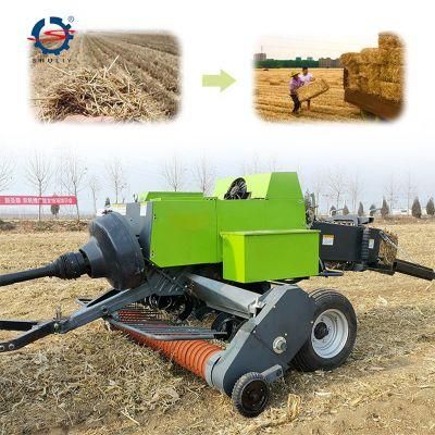 Tractor Mounted Hay Baler Machine Mini Square Hay Baler
