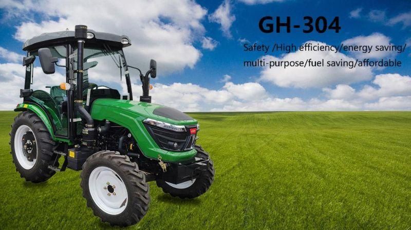 High Quality and Hot Sale 30HP 40HP 50HP Mini Small Tractor with Loader Backhoe Attachment