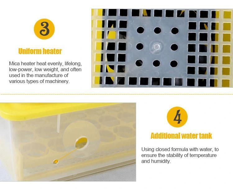 Ce Automatic Digital Temperature Control Automatic Turning 48 Egg Incubator