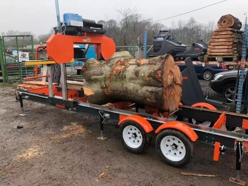 Band Sawmill Portable Horizontal Log Wood Sawmill for Woodworking