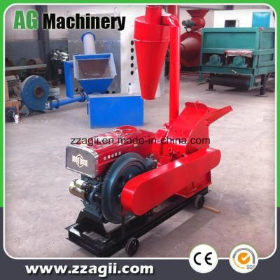 Cotton Stalk Corn Cobs Grinding Machine Wood Waste Grinder Hammer Mill