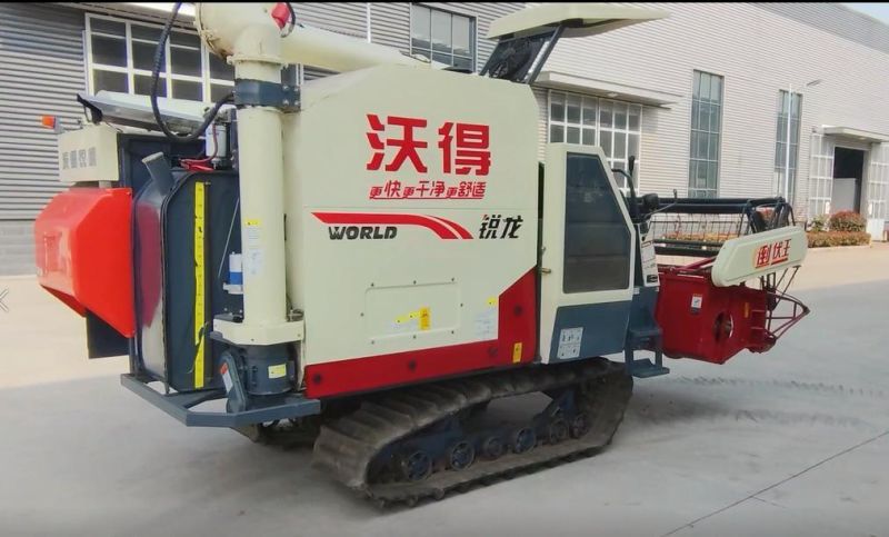 Used Chinese Brand Wolrd 4lz-6.0p Combine Harvester for Rice Wheat
