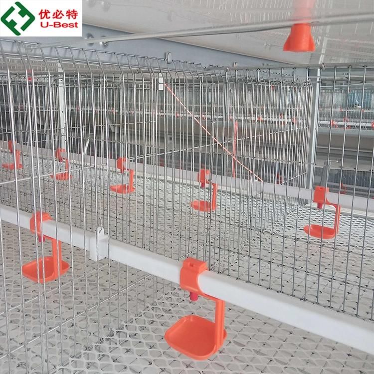 4 Tier Modern Design Steel Structure House Automatic Broilers Chicken Battery Cage System for Sale