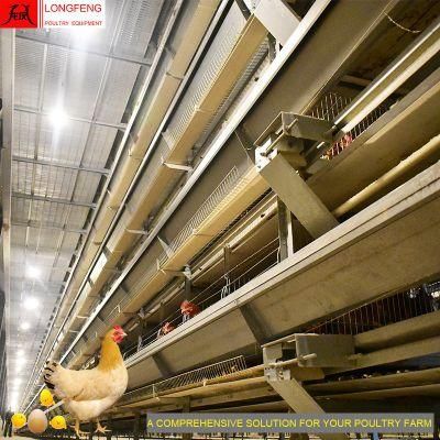 Manufacture China ISO9001: 2008 Approved Longfeng Poultry Farm Equipment Cages Battery Layer Chicken Cage