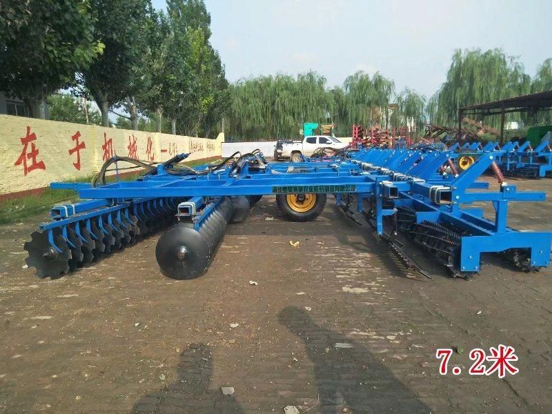Folding Combined Ground Preparation Machine Wide Heavy Duty High Speed Disc Harrow
