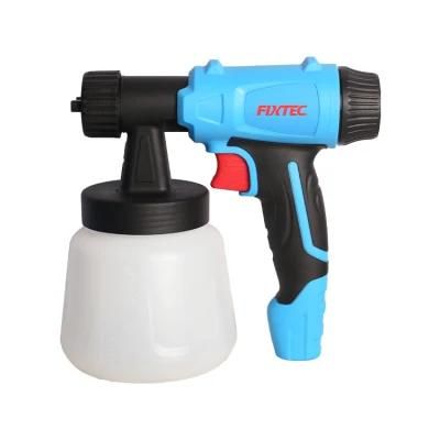 Fixtec 800 Watt High Power HVLP Paint Sprayer Home Electric Paint Gun with 1300ml Detachable Container &amp; 3 Nozzles