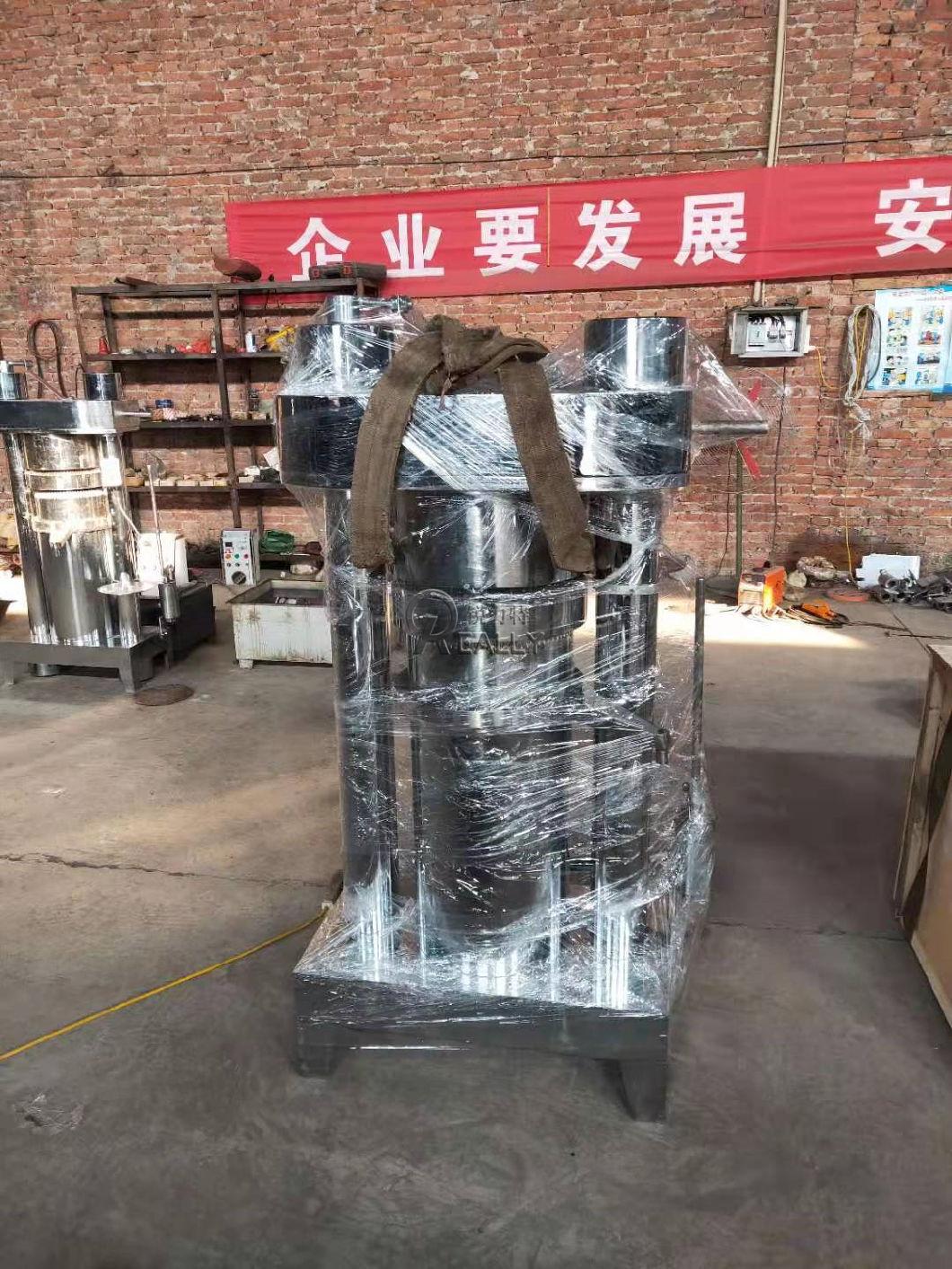 Hydraulic Cold Nuts Oil Pressing Extractor Sunflower Seeds Coconut Oil Expeller Extraction Industrial Cold Pressed Oil Press Equipment