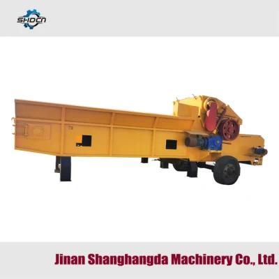 Shd Wood Log Chipping Machine Wood Chipper Shredder Machine / Wood Sawdust Crushing Machine