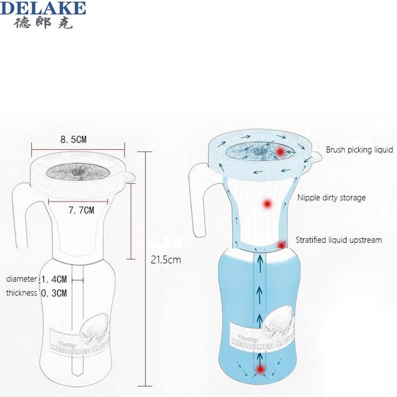 Plastic Teat DIP Cup for Cows Before Use