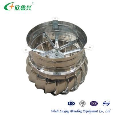 Stainless Steel Material Wind Driven Circle Turbine No Power Roof Ventilation Fan