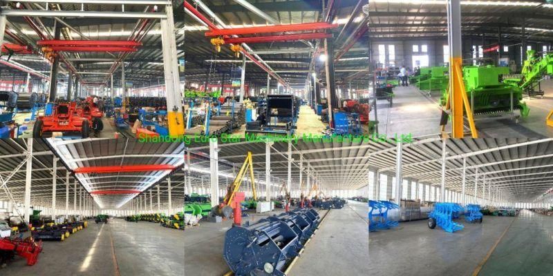 CE Working Width 2m Rotary Tiller for Farm Tractor 60-80HP Agricultural Paddy Dry Field Machinery Drive Cultivator Beater Plowing Tiller Machine Orchard