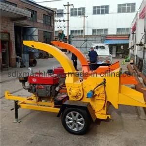 Industrial Garden Wood Leaf Shredder/Wood Chipper Machine for Small Log/Diesel Wood Crusher Chipping Machine