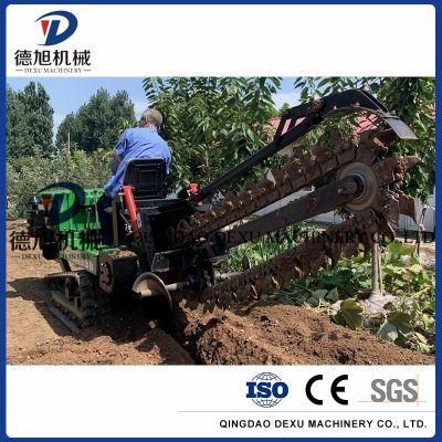 Agricultural Equipment Self-Propelled Trencher for Farm Trenching Machine