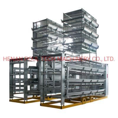 H Type Layer Cage Raising Equipment for 25000 Birds Layer Project