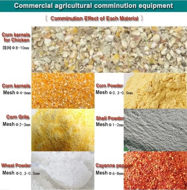 Feed Hammer Mill Machine Cheap Price Agriculture Self Priming Animal Feed Productor Dry or Wet Spare Parts