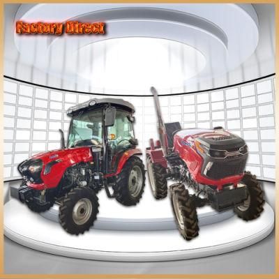 Cheap Agriculturel Tractor Manufacturer Supply Good Quality 30HP 40HP 50HP 60HP 4WD Agricultural Machinery Compact Mini Lawn Farm Tractor