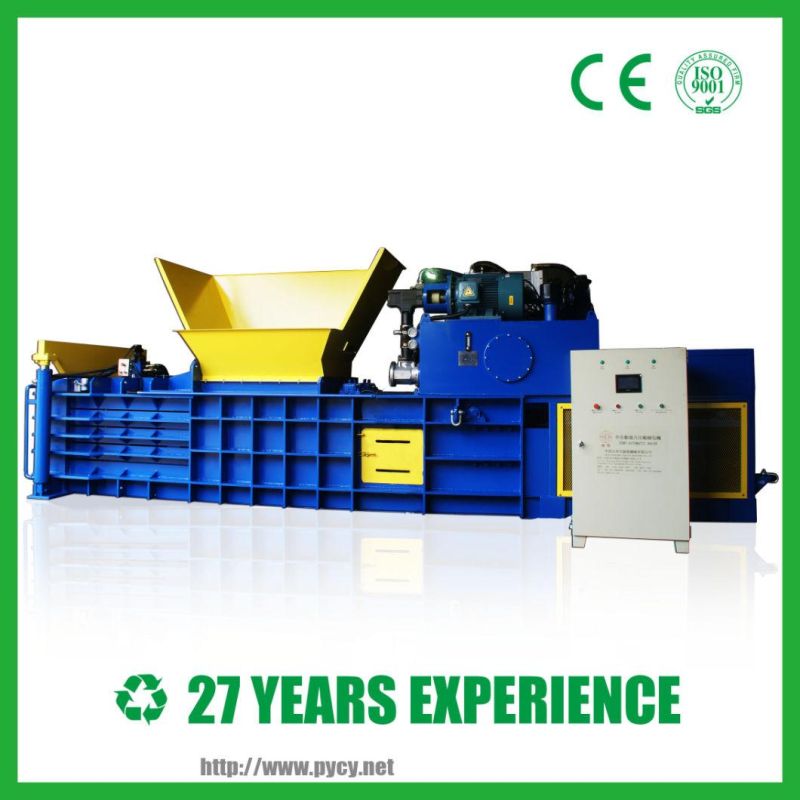 Semi-Automatic Waste Plastic Paper Aluminium Can Packing Baler