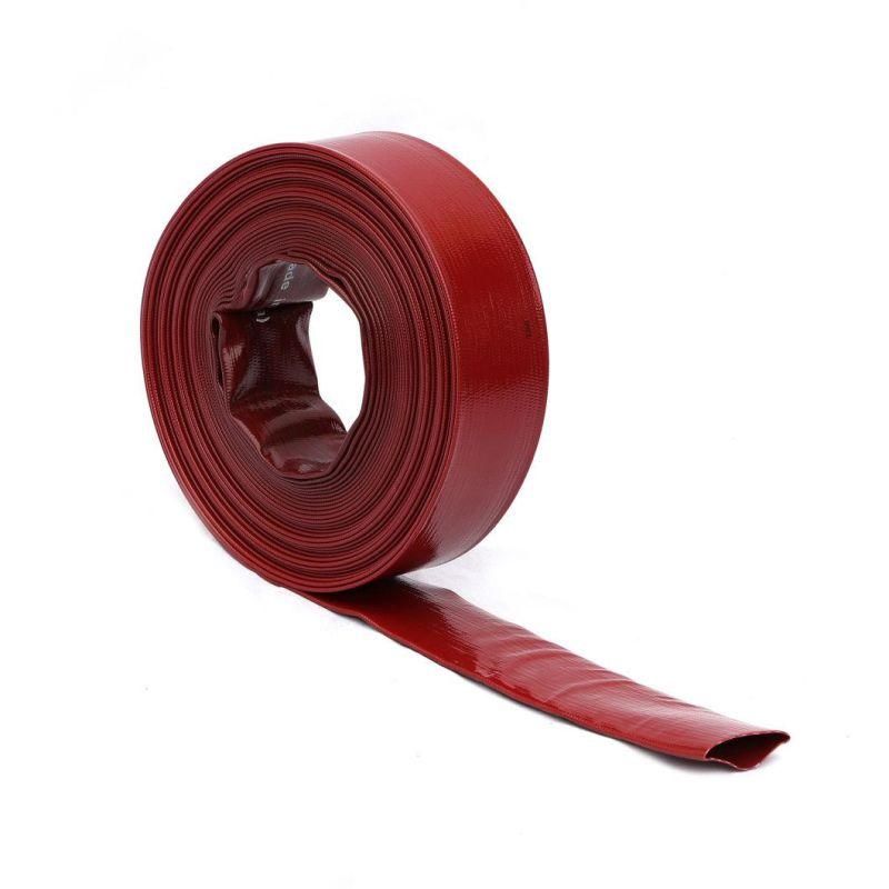 Customized Logo Printed PVC Lay Flat Water Irrigation Hose