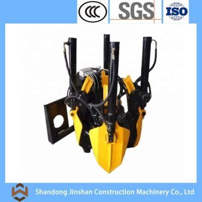 Flexible Operation Backhoe Loader with Tree Spade Js80 Tree Spade