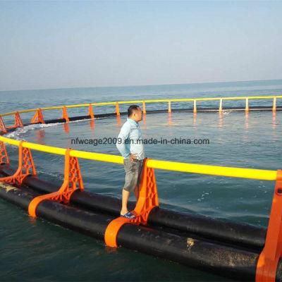 Aquaculture PE Floating Fish Cage for Offshore Sea Bass Farming