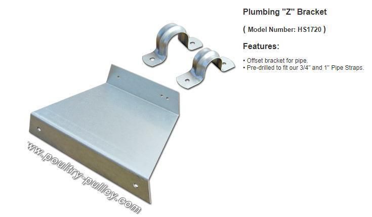 Plumbing "Z" Bracket