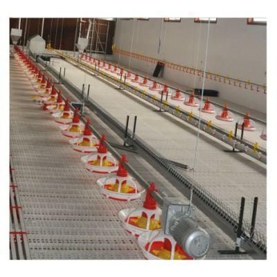 Automatic Farm Equipment for Chicken Poultry Broiler House Floor Ground Pan Feeding System Shed