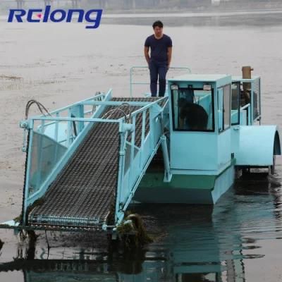 Water Hyacinth Weed Harvester for Cleaning Waterway