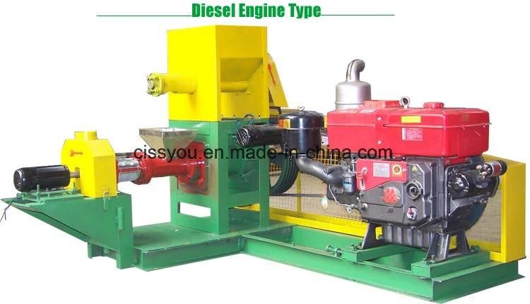Puffing Floating Fish Food Pellet Feed Extruder Machine Line