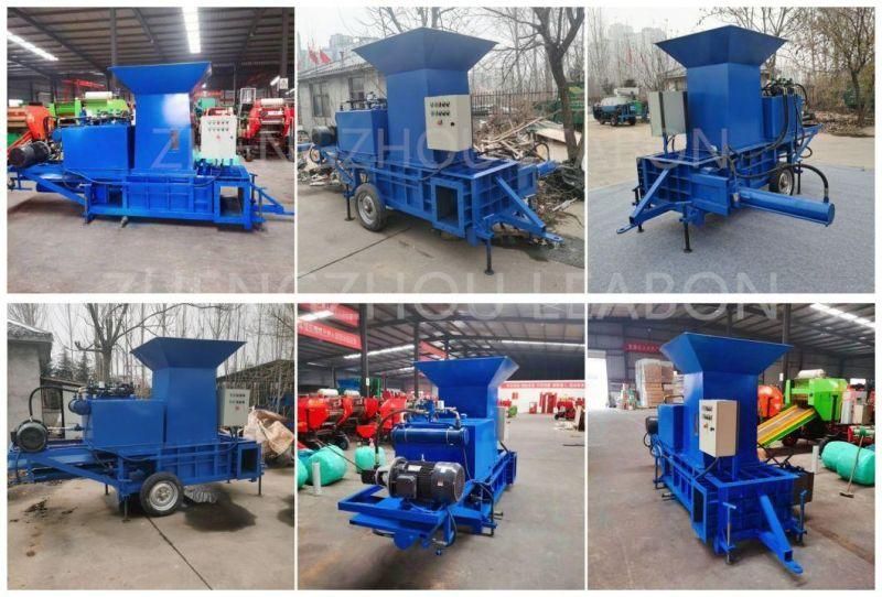 15kw Hydraulic Hay Baler Alfalfa Grass Baler Silage Grass Baler