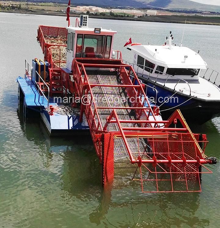 China Aquatic Weed Harvester/Water Plant Harvester Boat for Water Envionment Cleaning/Protection