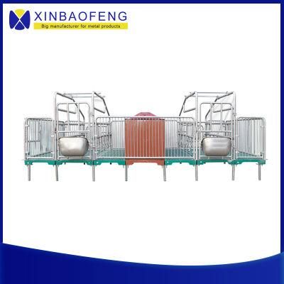Pig House Design Breeding Equipment Pig Barbed Wire Sow Farrowing Crate for Sale