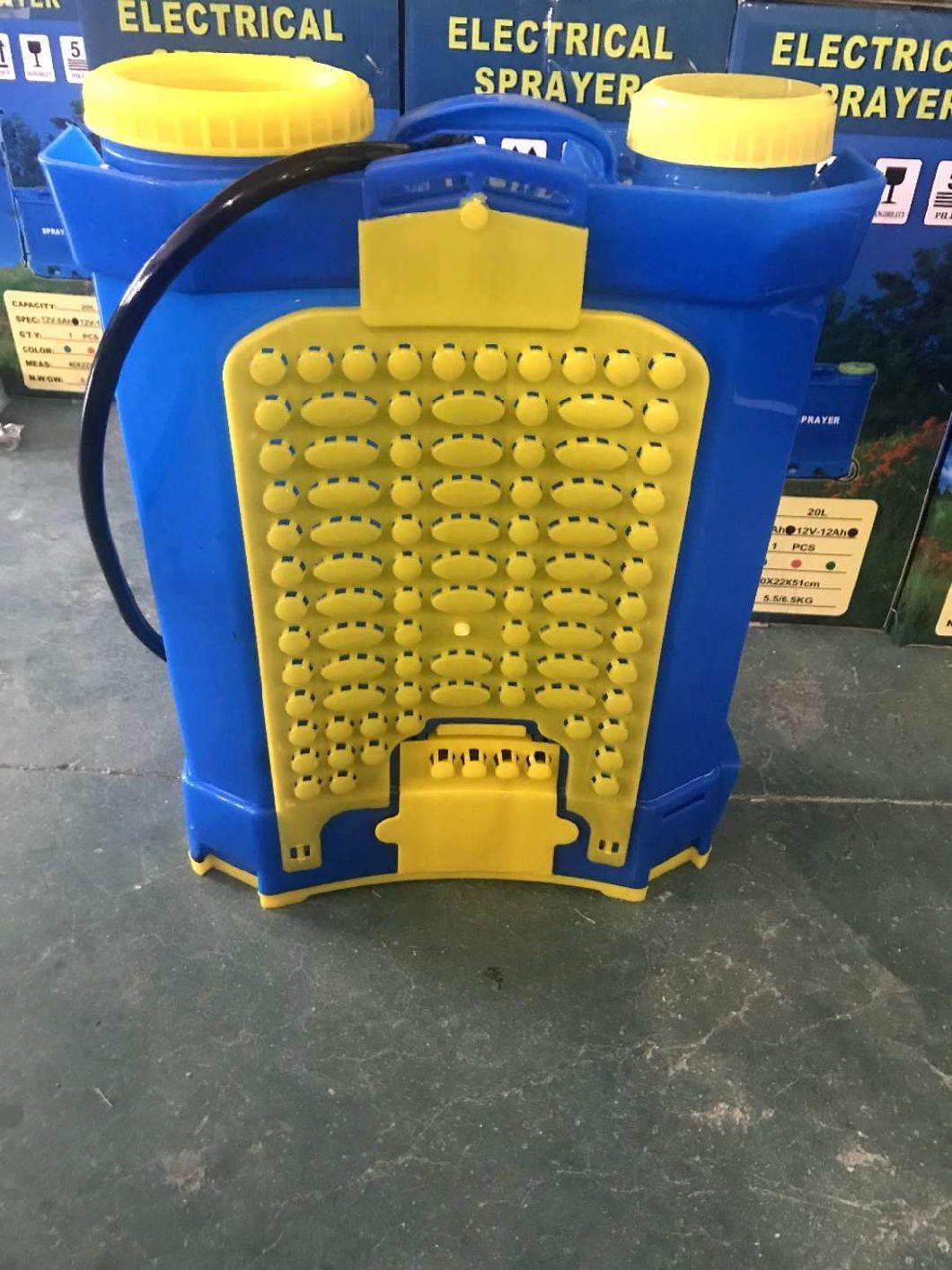 16L Agricuture Knapsack 12V8ah Lead-Acid Battery Cheap Automatic Power Electric Sprayer