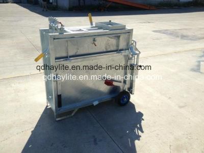 Mobile Livestock Equipment Galvanized Calf Box